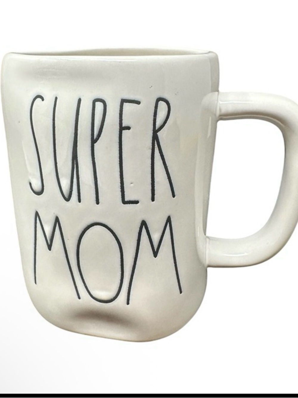 Super Mom Ceramic Coffee Mug - White